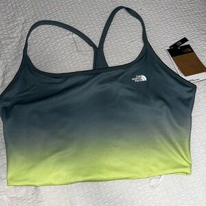 North Face Dune Sky Tanklet. Green. Size XXL